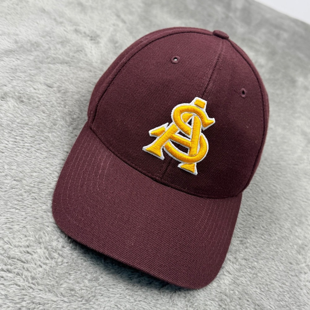 Twins Enterprise Arizona State Hat Mens OSFA Maroon Excellent Wool Blend ASU Cap